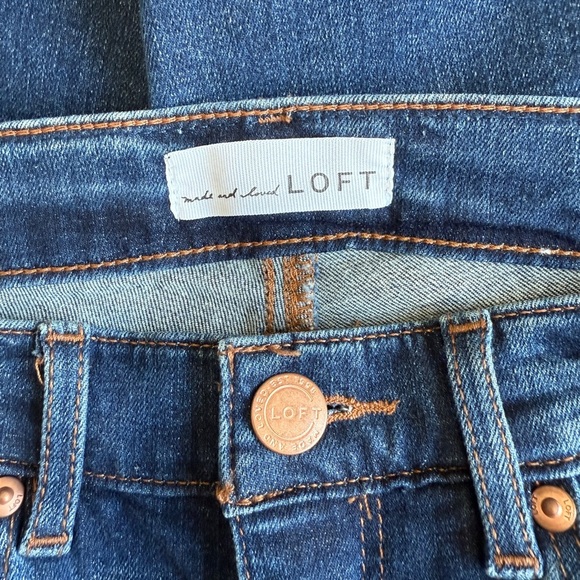 LOFT Ann Taylor Women’s Made And Loved Modern Skinny Jeans  Denim Size 28/6 - Picture 9 of 12